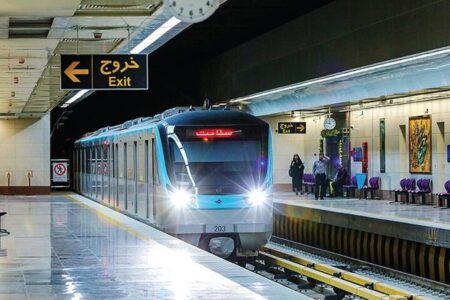 افزایش ساعات فعالیت متروی مشهد در دهه پایانی صفر ۱۴۰۴