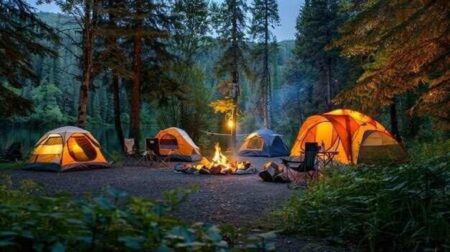 مکان های طبیعی زیبا در گیلان که باید چادر بزنید و شب را آنجا بگذرانید