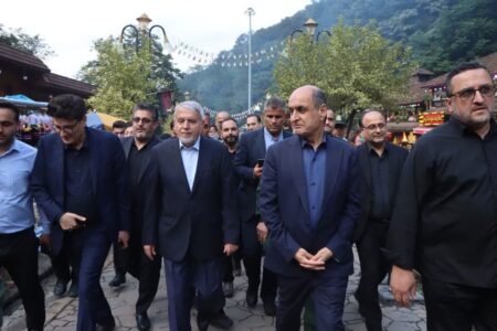 افتتاح یک مجتمع گردشگری با حضور وزیر میراث فرهنگی در شفت