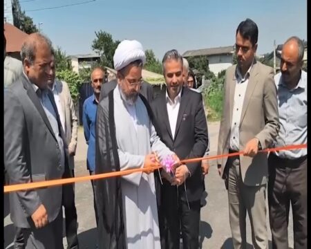 افتتاح دو پروژه عمرانی و گردشگری در قائم‌شهر