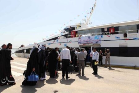 جزئیات سفر دریایی زائران اربعین حسینی از بندر خرمشهر به عراق