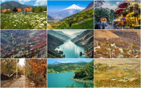 جاذبه‎‌های گردشگری اطراف تهران در تابستان
