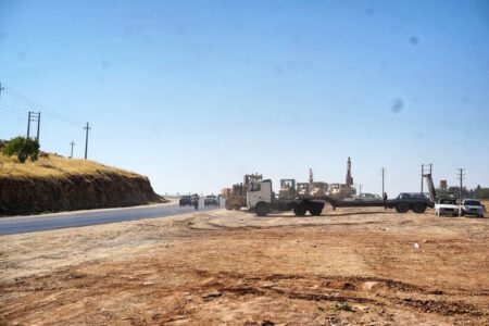 کلنگ احداث باند دوم قزانچی – روانسر در کرمانشاه به زمین زده شد