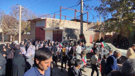 مراسم سوگواری حضرت زهرا (س) و وداع با شهدای گمنام در روستای گردشگری توآباد