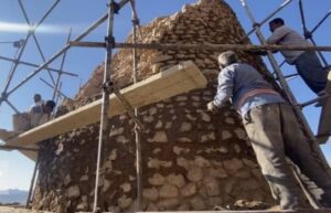 برج سنگی زارکوئیه بهاباد مرمت و بازسازی +خبرسفر