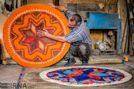 نمایشگاه جشنواره ملی نمد؛ چهارمحال و بختیاری میزبان هنر کهن ایران